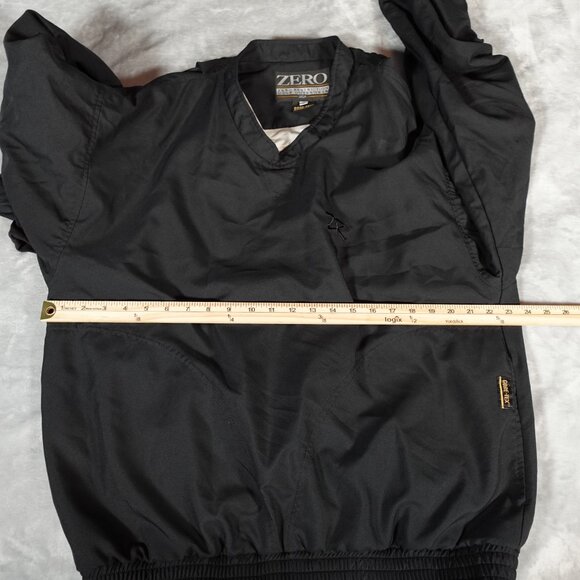 Vintage Zero Restriction Gore Tex Pullover Mens Large Golf Outdoors Black - Picture 13 of 15